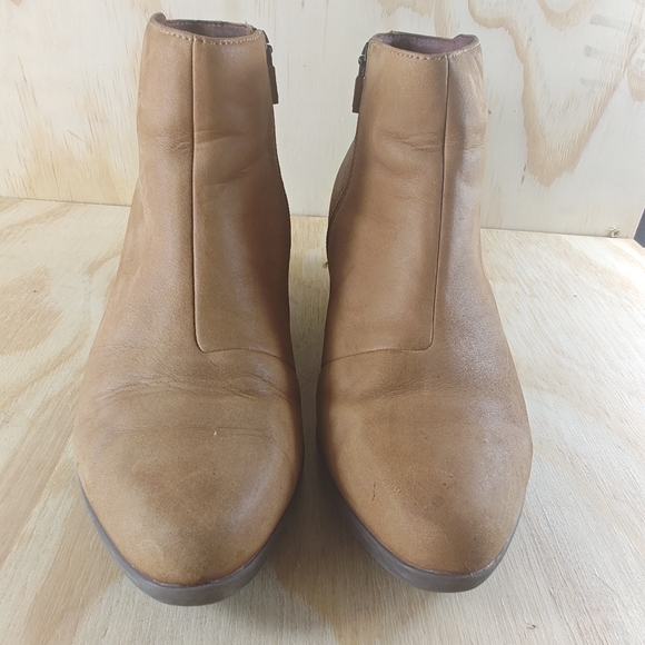 Dansko Wedge Bootie Womens Serenity Bootie Brown Leather Comfort Waterproof 38 - Picture 2 of 14